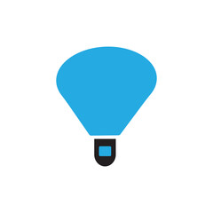 Poster - air balloon logo icon