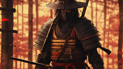 AI image generate for ronin samurai