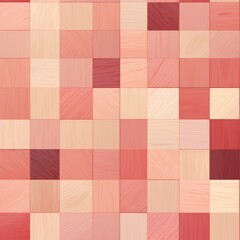 Aufkleber - Pink and beige tiles arranged in a square pattern, creating a textured background