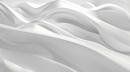 Aufkleber - Detailed view of a plain white sheet of fabric, showing its texture and smooth surface up close