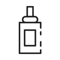 Wall Mural - Bottle Spray Cleaning Line Icon