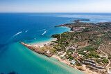 Fototapeta  - Aerial view of Vasilikos on the island of Zakynthos