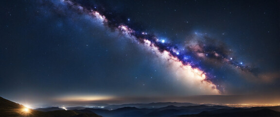 incredible dreamy and galactic wall paper, coasmic magical sky banner