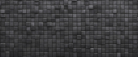 Wall Mural - Dark black anthracite grunge concrete stone background