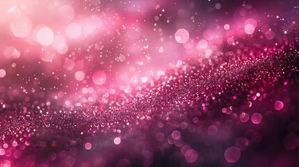 Leinwandbilder - Abstract pink bokeh background with soft, out-of-focus lights creating a dreamy and vibrant backdrop