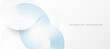 © kanpisut - Abstract white background with blue circle rings. Digital future technology concept. vector illustration.