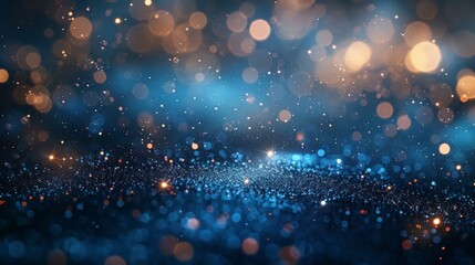 Poster - Abstract bokeh lights creating a blurred background. Perfect for adding a soft and dreamy touch to videos or presentations