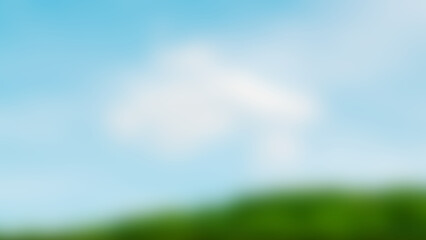 Wall Mural - Blureed of blue sky and white clouds.blue sky background.
