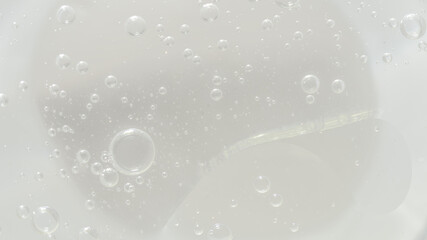 Wall Mural - Abstract White water bubbles background