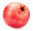 pomegranate isolated on the white background. Clipping path