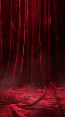 Wall Mural - a luxurious Dark red background velvety texture with soft lighting