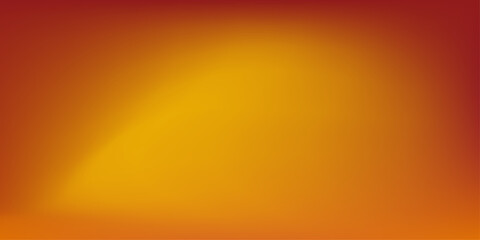 Fototapete - Soft Abstract Orange Background perfect for fall and autumn designs. Golden Orange and red gradient backdrop template. No people. Vector Illustration.
