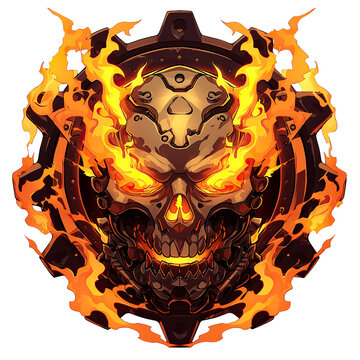 logo e-sport variation character and creatures transparent