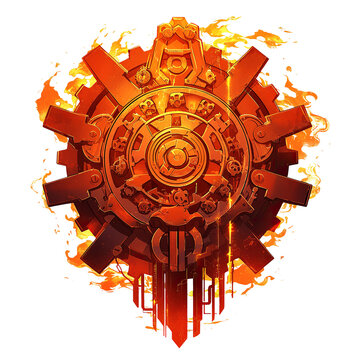 logo e-sport variation character and creatures transparent