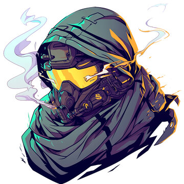 logo e-sport variation character and creatures transparent