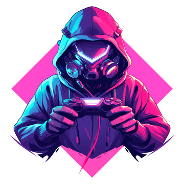 logo e-sport variation character and creatures transparent 