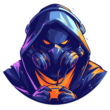 logo e-sport variation character and creatures transparent 