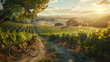 Bike Ride Through California Vineyards: Leisurely Journey Through Wine Country