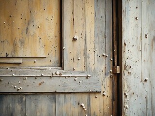 old wooden door