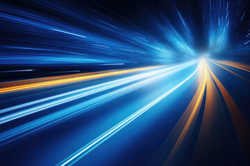 Poster - High-Speed Motion on a Nighttime Highway