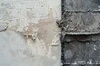 Background of old plastered wall,  Texture of gray plastered wall