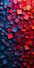 Wall Mural - Colorful 3D Cubes