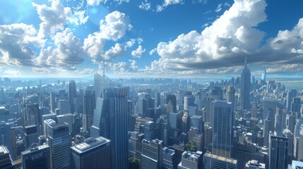 Wall Mural - A Breathtakingä¿¯çž° of the New York City Skyline