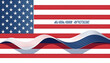 The flag of the USA, 4th of July, illustration