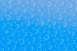 Water bubbles over a gradient background