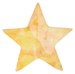 PNG Yellow star shape marble distort shape backgrounds paper white background.