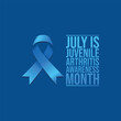 © Jayadiudara - vector graphic of Juvenile Arthritis Awareness Month ideal for Juvenile Arthritis Awareness Month celebration.