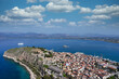 Old town Nafplio aerial view