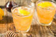 Refreshing Cold Tequila Honey Bee Cocktail