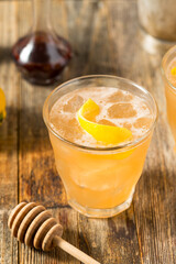 Poster - Refreshing Cold Tequila Honey Bee Cocktail