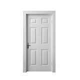 white door isolated on transparent background