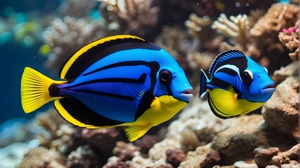 colorful, fishes, fish, nature, underwater, water, reef, sea, animal, undersea, blue, colourful, ocean, tropical, aquarium, background, multi colored, red, color image, aquatic, photography, wildlife,