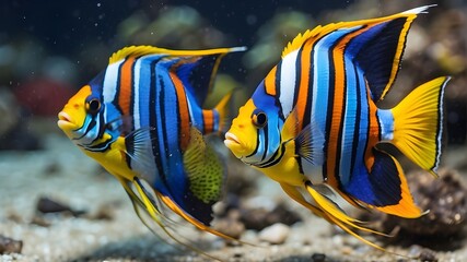 colorful, fishes, fish, nature, underwater, water, reef, sea, animal, undersea, blue, colourful, ocean, tropical, aquarium, background, multi colored, red, color image, aquatic, photography, wildlife,