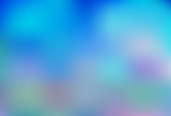 Poster - Light BLUE vector blurred bright background.