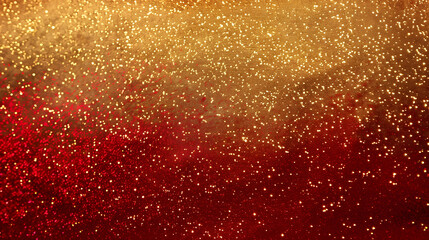 Wall Mural - Red and gold glitter background design