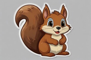 Wall Mural - sticker Squirrel