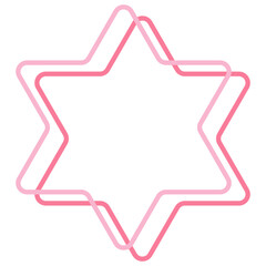 Star line icon. Vector illustration.	