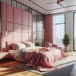 Hintergrund, Wallpaper: rosa Schlafzimmer