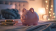 Piggy bank - symbol of money, wealth and savings