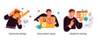 Phases of the Successful app development - set of business concept illustrations. Visual stories collection