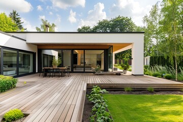 Poster - Updating a Contemporary Home Extension in Melbourne with Deck, Patio, and Courtyard Additions