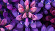 Artistic Macro View of Pink and Purple Lupin Petals