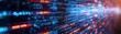© Vodkaz - Abstract digital background resembling a computer screen with numbers and program codes, representing computer programming