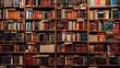© pixelwallpaper - Library full of bookshelf wallpaper