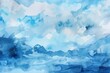 Soft blue watercolor texture, illustrating gentleness and tranquility