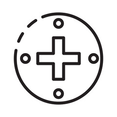 Wall Mural - Clinical Digital Hardware Line Icon